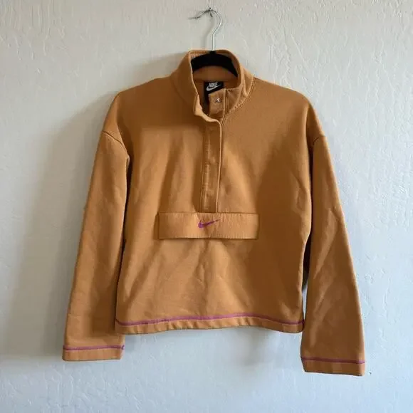 Nike Women's Sportswear Swoosh Half-ZIP Fleece Top - Picture 5 of 8